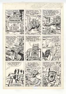 Transformers (UK) #133 Pg 12 Dan Reed Original Comic Art