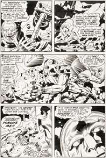 Jack Kirby and Mike Royer The Eternals #16 Story Page 14 Original Art (Marvel, 1977).