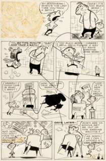 Harvey Kurtzman "Hey Look!" Complete 1-Page Stories Original Art Group of 2 (Marvel, 1947). (Total: 2 Items) | Heritage