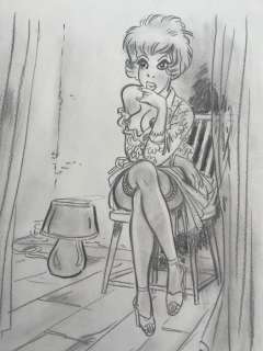 Walthéry, François | Walthéry, François - Dessin original - Natacha - Dans la cabine - (2020) | Catawiki