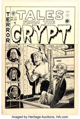 Al Feldstein Tales from the Crypt #23 Cover Original Art (EC, 1951). | Heritage