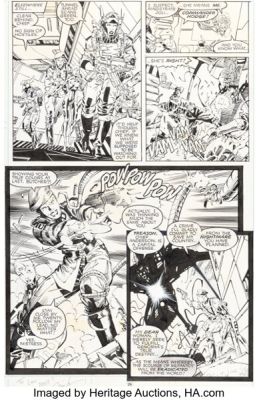 Jim Lee and Scott Williams The Uncanny X-Men #272 Story Page 19 Original Art (Marvel, 1991). (Total: 3 Original Art) | Heritage