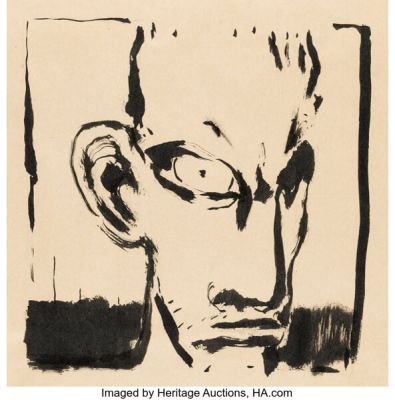 Clive Barker American Psycho Ed Gein Illustration Original Art (1995).