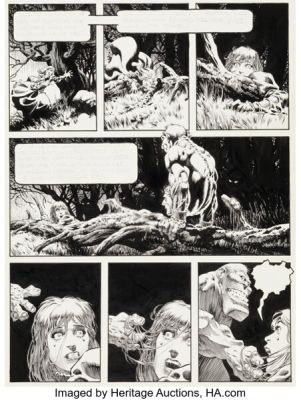 Bernie Wrightson Creepy #32 "Freak Show: Part 2" Story Page 4 Original Art (Toutain Editor, 1982).