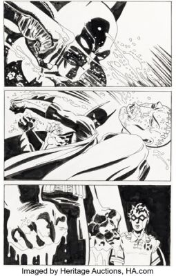 Tim Sale Batman: The Long Halloween Special #1 Story Page 42 Original Art (DC, 2021).