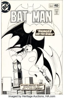 Dick Giordano Batman #315 Kite Man Cover Original Art (DC, 1979). | Heritage