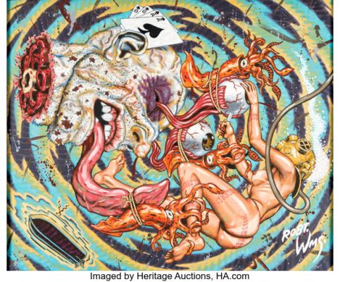 Robert Williams The Face In The Maelstrom Painting Original Art (1987). | Heritage