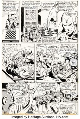 Rich Buckler and Dan Adkins The Avengers #101 Story Page 4 Original Art (Marvel, 1972). | Heritage