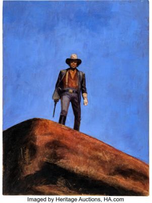 Christophe Blain Une Aventure du Lieutenant Blueberry, Amertume Apache #1 Cover Original Art (Dargaud, 2019). | Heritage
