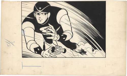 Jiro Kuwata‘s handwritten manuscript "8 Man"