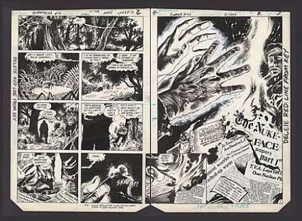 SAGA OF THE SWAMP THING Issue #35 Double Page Spread | ComicConnect