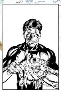 Darryl Banks Terry Austin - green lantern #107 cover (sold live on ‘dueling dealers of comic art‘ episode #63 podcast on 3-30-2022 watch it here!