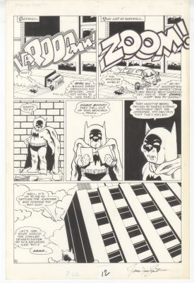 Boris the Bear #6 pg 10 Original Comic Art James Dean Smith Batman | Neat Stuff Vault