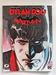 Maurizio Di Vincenzo | Dylan Dog - Dylan dog - Batman White cover con illustrazione originale del maestro Maurizio Di Vincenzo | Catawiki