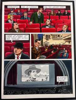 Loustal | de Loustal, Jacques - Planche originale couleur - Les frères Adamov - (1991) | Catawiki