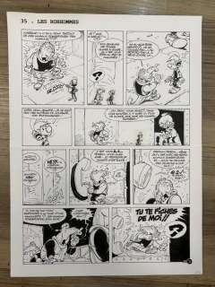 Seron, Pierre | Seron, Pierre - Planche originale - Les Petits Hommes T41 - Opération QI - (2004) | Catawiki