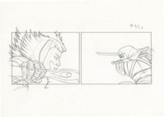 Buichi Terasawa Hand-Drawn Draft Manuscript "TAKERU" | Mandarake (Big Web)
