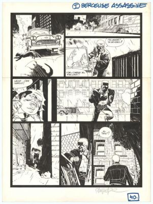 Ralph Meyer | Planche originale n°40 - Le Coeur de Telenko - Berceuse assassine | Daniel Maghen