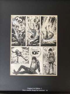 Kresse, H.G. - 1 Page originale + album de luxe - Alain d’Arcy 12 - Satanseiland - 1981 | Catawiki