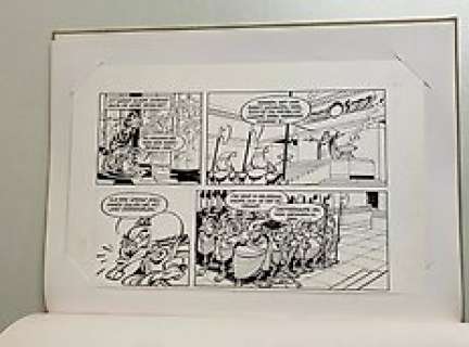 Ryssack, Eddy - 1 Page originale + album de luxe - Brammetje Bram, Colin Colas - De Levende mummie - 1984 | Catawiki