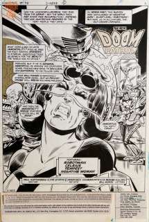 Joe Staton Frank Chiaramonte - Showcase Comics #95 Pg 1 Splash (Dc, 1977) 2Nd Appearance