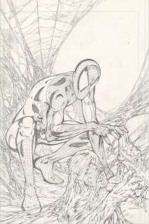 Randy Queen - spider-man: dynamic forces published lithograph / poster art