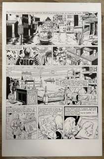 Chaillet, Gilles - 1 Planche originale + mise en couleur originale - Vinci T2 - Ombre et Lumière - 2009 | Catawiki