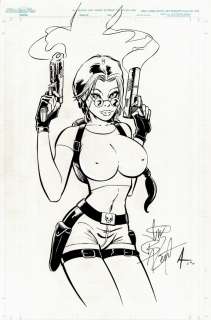 Jim Balent Bob Almond | Lara Croft Pinup | Romitaman