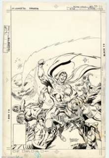 Rich Buckler and Bob Oksner - Original Cover Art for Action Comics #478 (DC, 1977). A great image of the Man - | Heritage