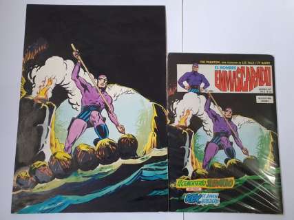 El Hombre Enmascarado - Lopez Espi - portada original - 1 couverture originale - Exemplaire unique - 1971 | Catawiki