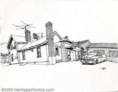 Robert Crumb - Original Illustration for the Peoria Exhibition (1966). A large still-life from Crumb’s Peoria - | Heritage