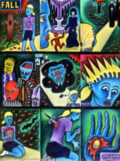 Jeff Johnson - Original Back Cover Art for Nurture The Devil #3, "Fall" (Fantagraphics, 1994). Jeff -