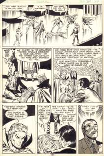 Don Perlin, Joe Sinnott - Defenders #96 P.21 / 28 - Son of Satan, Doctor Strange, Valkyrie, Hellcat, & Johnny Blaze - 1981