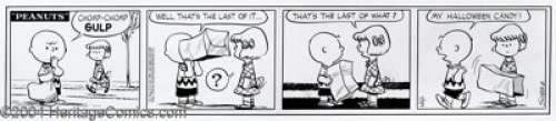 Charles Schulz - Original Comic Strip Art for Peanuts Daily dated 12-2-53 (United Features Syndicate, 1953). Ask - | Heritage