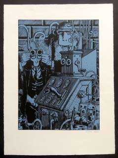 Tardi, Jacques - 1 Silkscreen - Adele Blanc-Sec - Le Savant fou - 1987 | Catawiki