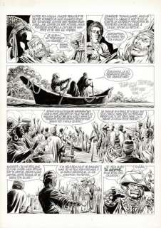 Mitton, Jean-Yves - 1 Original page - Les Survivants de L’Atlantique T2 - La Route des Esclaves - 1993 | Catawiki