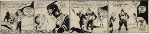Dick Calkins - Buck Rogers Daily Comic Strip Original Art (N.E.A. Syndicate, 1938). Strip #237 of Buck Rogers - | Heritage