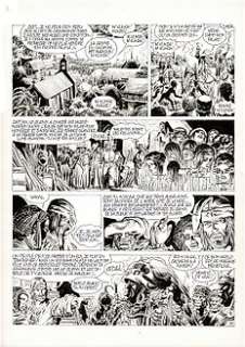 Mitton, Jean-Yves - 1 Original page - Les Survivants de L’Atlantique T2 - La Route des Esclaves - 1993 | Catawiki