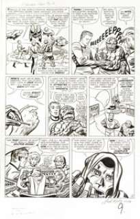Jack Kirby and Dick Ayers - Fantastic Four #17, page 8 Original Art (Marvel, 1963).  Who could forget this - | Heritage