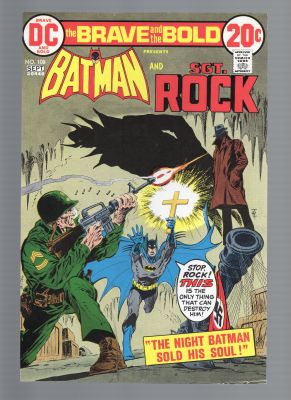 Brave and the Bold #108 Cover Proof Production Art Batman Jack Adler Sgt Rock | Neat Stuff Vault