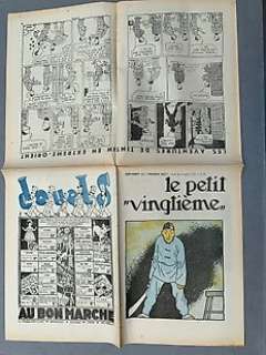 Petit Vingtième 44/1934- Rare Fascicule Non Découpé - Grande feuille A1 pliée comme dans le journal - 1934 | Catawiki