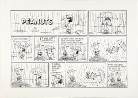 Charles Schulz - Peanuts Sunday Comic Strip Original Art, dated 7-28-96 (United Features Syndicate, 1996).  - | Heritage