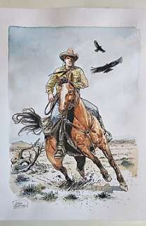 Raimondo, Luca - 1 Original colour drawing - Tex - 2024 | Catawiki