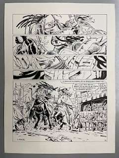 Rahir, Jeanine - 1 Original page - Chevalier Walder T4 - Le Chevalier au corbeau - 2000 | Catawiki