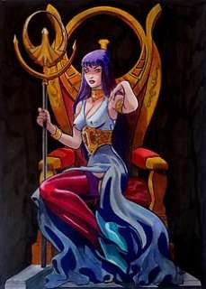 Seynt Seya - illustrazione originale G.Candita " Athena" - 1 Illustration originale - Exemplaire unique - 2024 | Catawiki