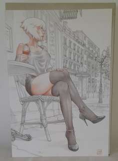 Cross fire - 1 Dessin original Pierre-MONY CHAN album collector Girls N Guns - EO | Catawiki