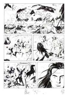 Ramella, Bruno / Volante, Frederic - 3 Original page - Magico Vento #99 - "Morto il 25 Giugno" - 2005 | Catawiki