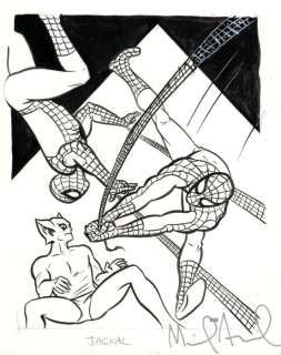 Mike Allred - 1 Original drawing - Spiderman - Superbe illustration de Mike Allred | Catawiki