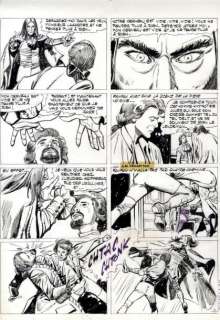 Christian Gaty + Lucien Nortier - Fanfan la tulipe Planche originale Ã  l‘encre