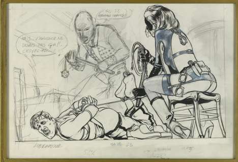 Liberatore, Tanino | L’annonce ne disais pas çaâ€¦ Illustration préparatoire | Cornette de St Cyr